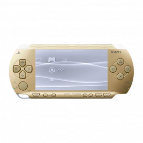 Консоль Sony PlayStation Portable PSP-1ххх Модифікована 32GB Gold + 5 Вбудованих Ігор Б/У - Retromagaz