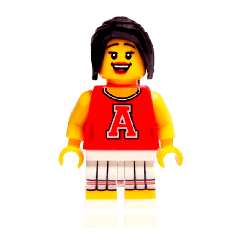 Фигурка Lego Collectible Minifigures Series 8 Red Cheerleader col125 Б/У Нормальный - Retromagaz