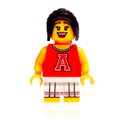 Фігурка Lego Collectible Minifigures Series 8 Red Cheerleader col125 Б/У Нормальний - Retromagaz