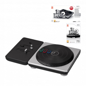 Контролер Бездротовий Nintendo Wii Turntable DJ Hero 2 + Гра + Коробка Black Б/У - Retromagaz