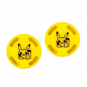 Накладки на Стики RMC Pikachu for Nintendo Switch Yellow Новый - Retromagaz
