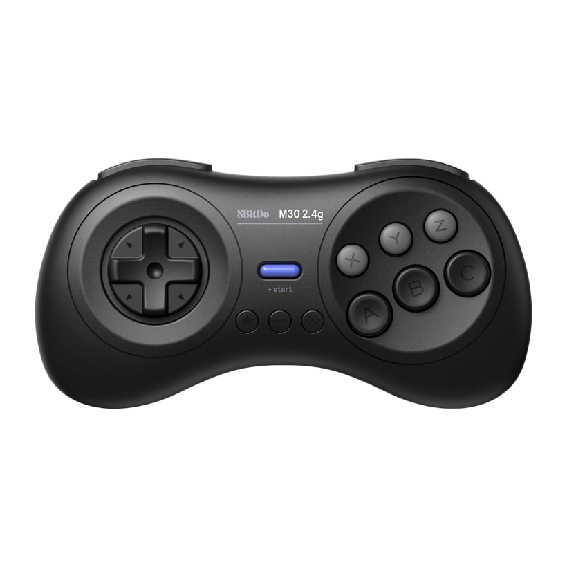 Геймпад Бездротовий 8BitDo Mega Drive Sega 1 2 M30 2.4G 81CA Black Новий - Retromagaz
