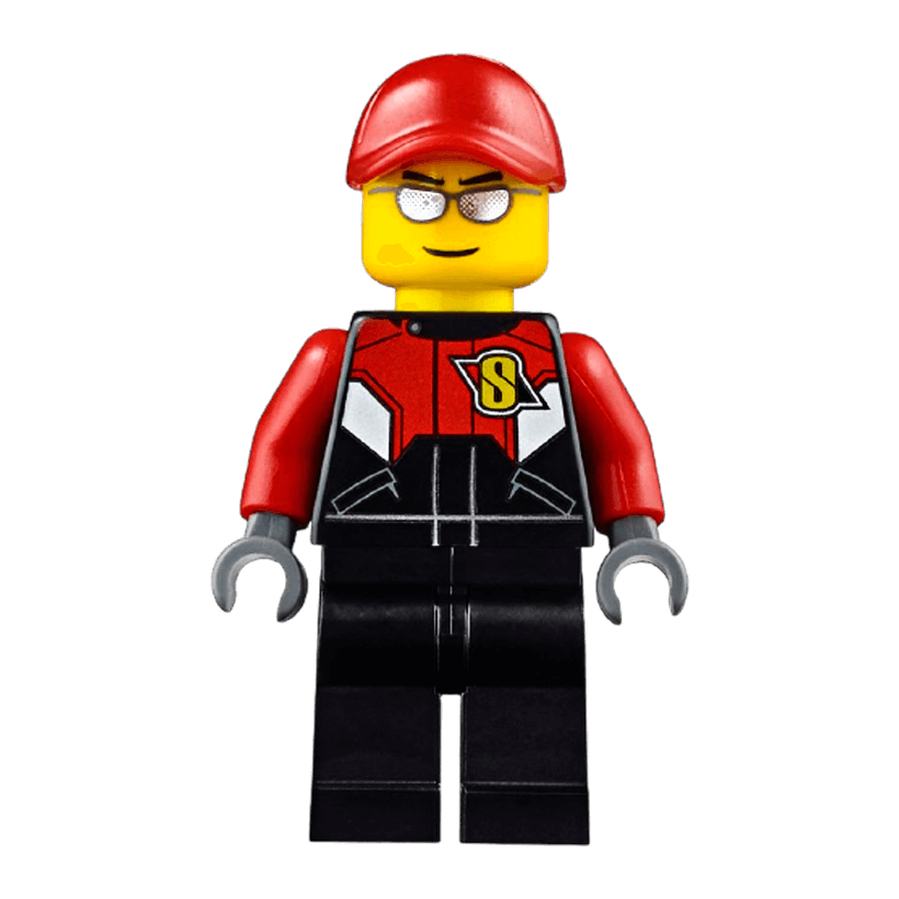 Фігурка Lego Race 973pb2014 Bike Driver 2 City rac058 Б/У - Retromagaz