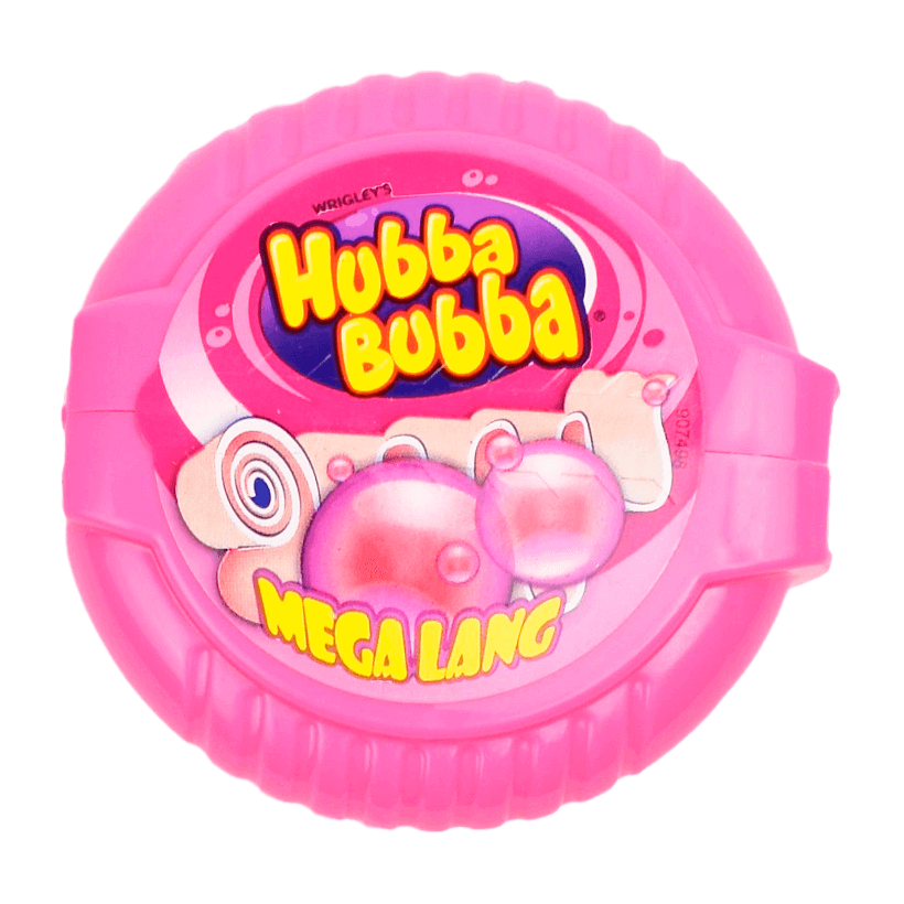 Жувальна Гумка Hubba Bubba Tape Mega Long Fancy Fruit 56g - Retromagaz