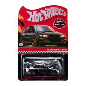 Машинка Premium Hot Wheels '98 Subaru Impreza WRX STi Red Line Club RLC 1:64 JJY62 Grey - Retromagaz