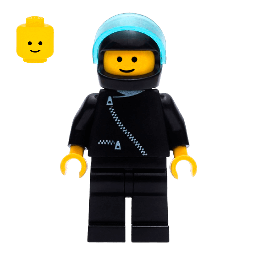 Фигурка Lego Race 973p0a Jacket with Zipper City zip003 Б/У - Retromagaz