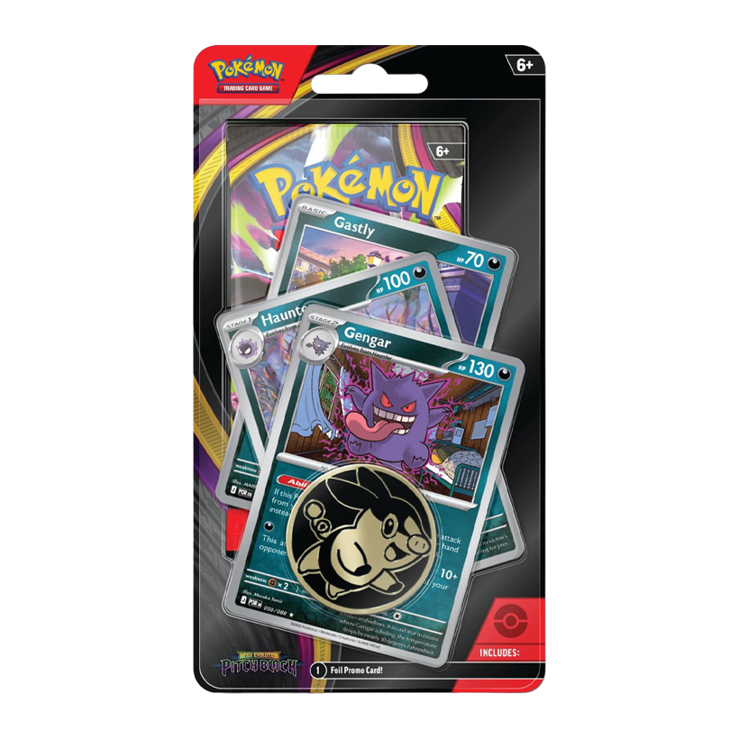 Картки Колекційна Гра Pokemon Mega Evolution Pitch Black Checklane Blister - Retromagaz