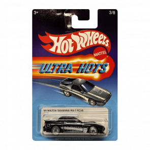 Тематическая Машинка Hot Wheels '89 Mazda Savanna RX-7 FC3S Ultra Hots 1:64 JBY62 Black