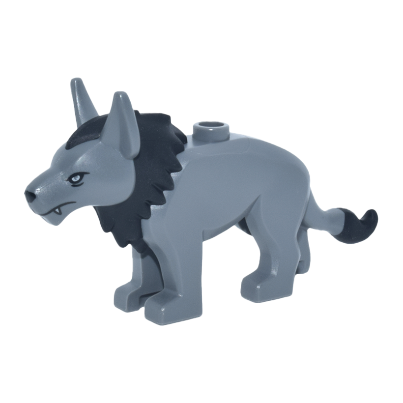 Фігурка Lego Земля Anooba Keibu with Molded Black Mane Star Wars 117826pb01 75451 6594425 Dark Bluish Grey Новий - Retromagaz