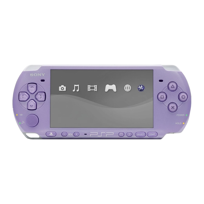 Консоль Sony PlayStation Portable Slim PSP-3ххх Модифікована Lavender Purple Б/У - Retromagaz
