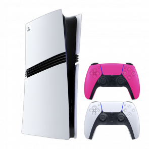 Набір Консоль Sony PlayStation 5 Pro 2TB White Новий  + Геймпад Бездротовий DualSense Pink