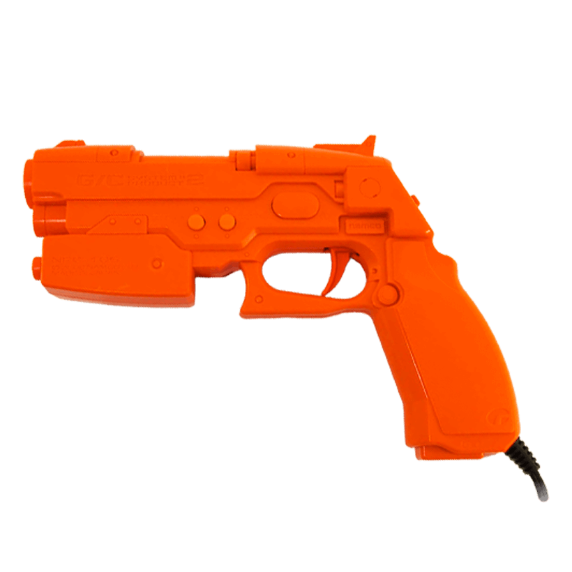 Пістолет Дротовий Namco PlayStation 2 NPC-106 GunCon 2 Orange 2m Б/У - Retromagaz
