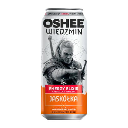 Напиток Энергетический Oshee Witcher Energy Elixir Jaskolka Mango Chilli 500ml - Retromagaz