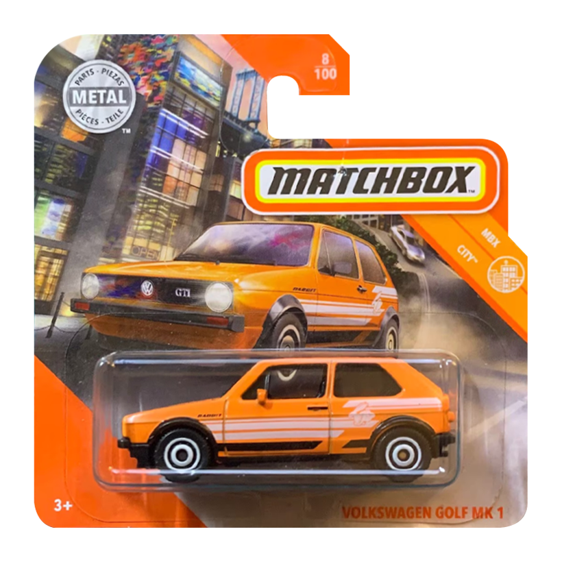 Машинка Велике Місто Matchbox 1976 Volkswagen Golf GTI MK1 City 1:64 GKL68 Orange - Retromagaz