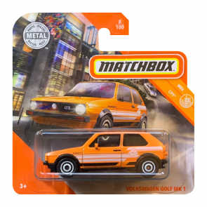 Машинка Большой Город Matchbox 1976 Volkswagen Golf GTI MK1 City 1:64 GKL68 Orange