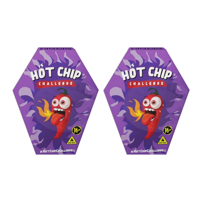 Набор Чипсы 2шт Hot-Chip Challenge 18+ 2.5g - Retromagaz