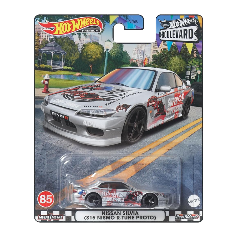 Машинка Premium Hot Wheels Nissan Silvia (S15 NISMO R-Tune Proto) Boulevard 1:64 GJT68/HKF31 Silver - Retromagaz