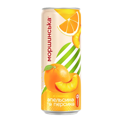 Напиток Моршинська Лимонада Апельсин-Персик 330ml - Retromagaz