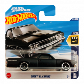 Машинка Базова Hot Wheels Chevy El Camino 1967 Fast & Furious Screen Time 1:64 HYY83 Black Машинка Базова Hot Wheels Chevy El Camino 1967 Fast & Furious Screen Time 1:64 HYY83 Black - Retromagaz