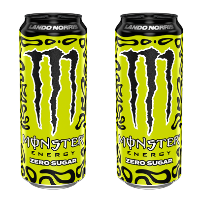Набір Напій Енергетичний 2шт Monster Energy Lando Norris Zero Sugar 500ml - Retromagaz
