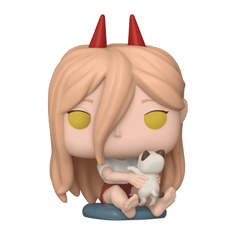 Фигурка FUNKO POP! Человек Бензопила Пауэр с Мявкой Chainsaw Man Power with Meowy 88mm 1766 84413 - Retromagaz