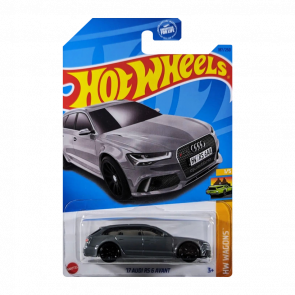 Машинка Базовая Hot Wheels '17 Audi RS 6 Avant Dollar General Wagons 1:64 HKL41 Grey