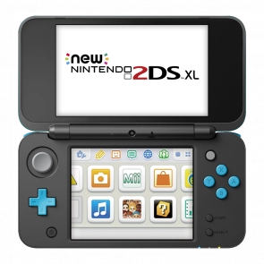 Консоль Nintendo 2DS XL New Модифікована 32GB Black Blue + 10 Вбудованих Ігор Б/У Нормальний