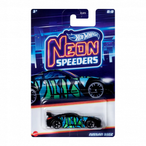 Тематическая Машинка Hot Wheels Nissan 350Z Neon Speeders 1:64 HLH72/HRW74 Black