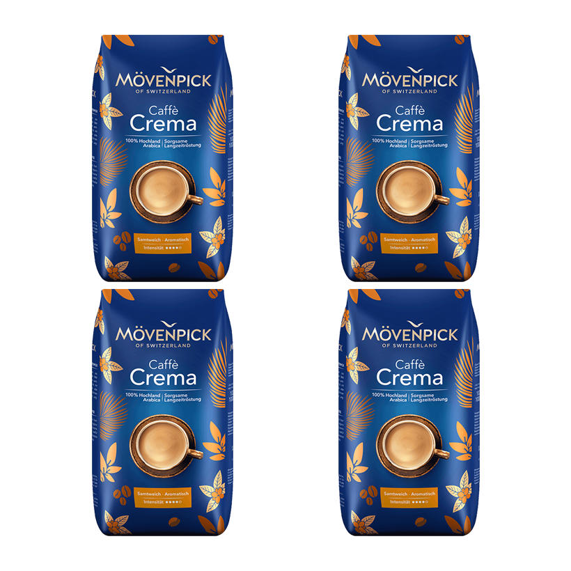 Набор Кофе Молотый 4шт Movenpick Caffe Crema 500g - Retromagaz