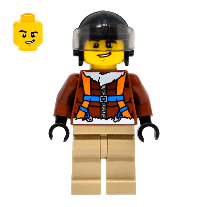 Фигурка Lego Arctic 973pb1704 Helicopter Pilot City cty0495 Б/У - Retromagaz