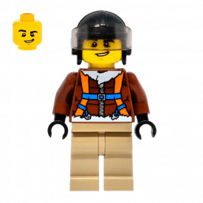 Фигурка Lego City Arctic 973pb1704 Helicopter Pilot cty0495 Б/У Хороший