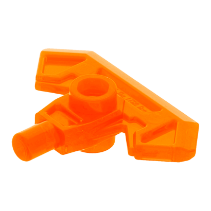 Зброя Lego Head with Bar Сокира 22407 6128870 Trans-Neon Orange 4шт Б/У - Retromagaz