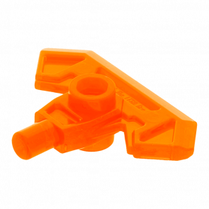Оружие Lego Head with Bar Топор 22407 6128870 Trans-Neon Orange 4шт Б/У - Retromagaz
