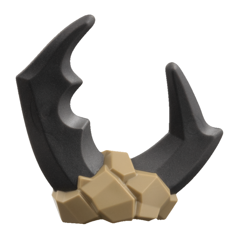 На Голову Lego Інше Stone with Large Molded Pearl Dark Gray Pincers Ninjago 7551pb01 6555185 Dark Tan Новий - Retromagaz