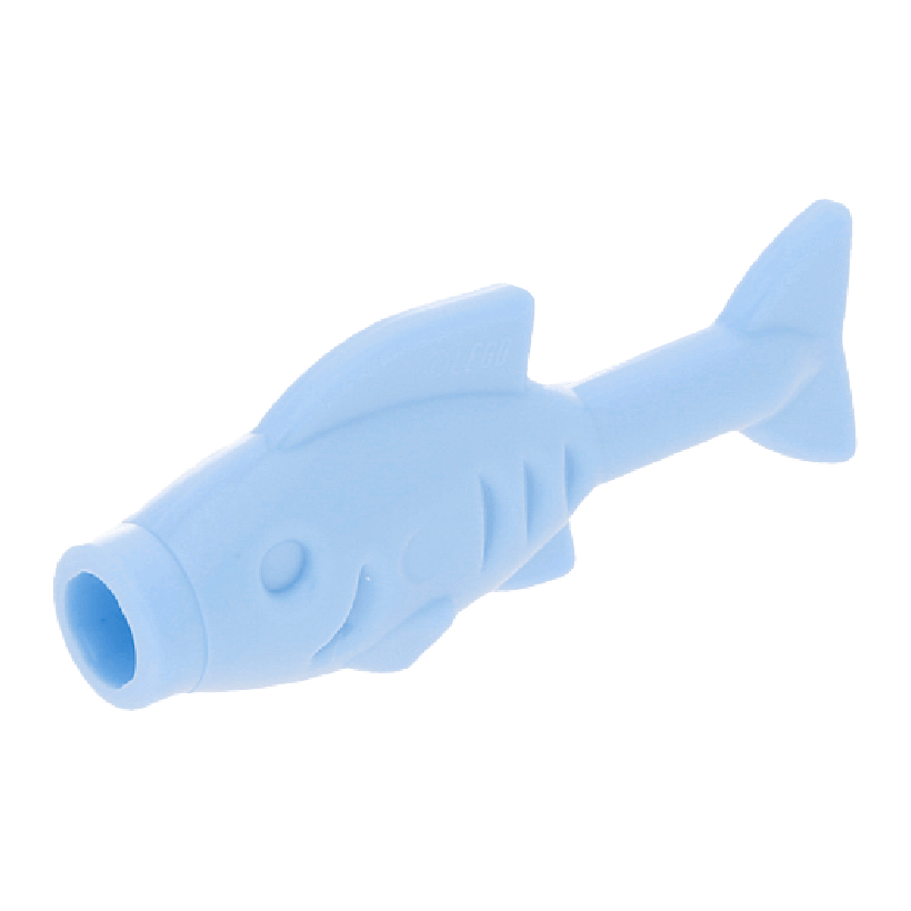Фигурка 4шт Lego Вода Fish Animals 64648 1 6195347 Bright Light Blue Б/У - Retromagaz