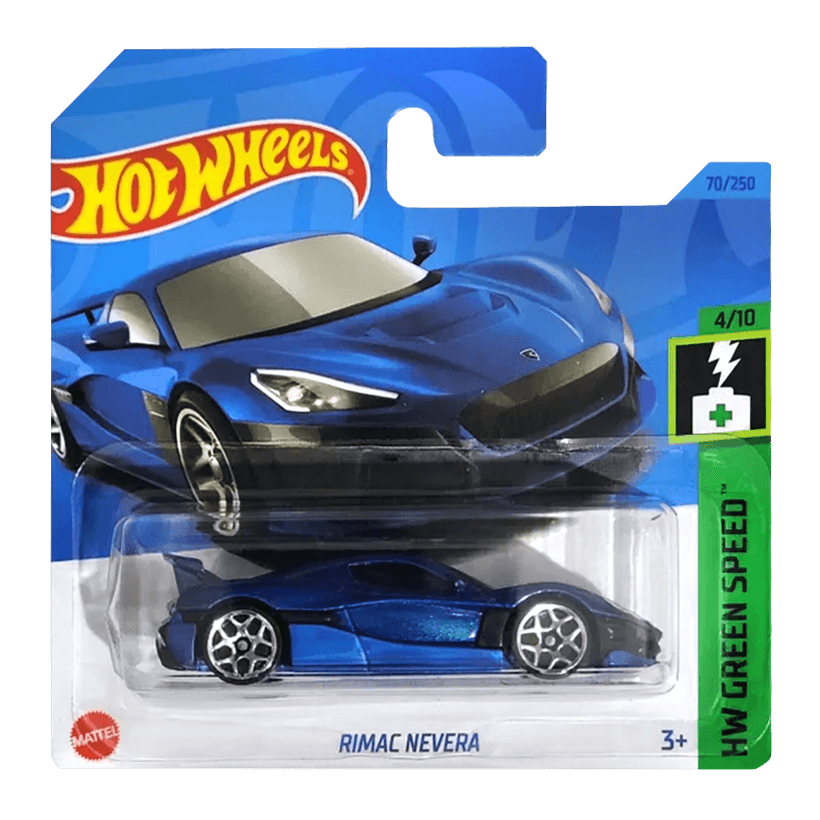 Машинка Базовая Hot Wheels Rimac Nevera Green Speed 1:64 HKG36 Blue - Retromagaz