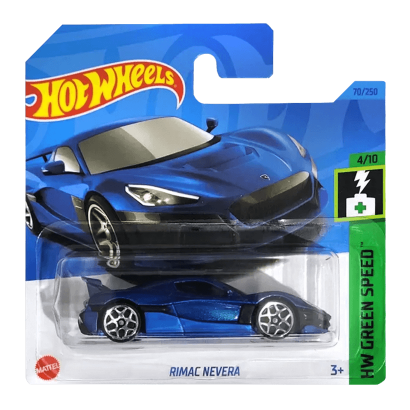 Машинка Базовая Hot Wheels Rimac Nevera Green Speed 1:64 HKG36 Blue - Retromagaz
