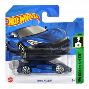 Машинка Базовая Hot Wheels Rimac Nevera Green Speed 1:64 HKG36 Blue