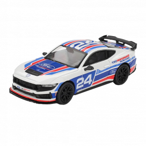 Машинка Premium MINI GT Ford Mustang Dark Horse #24 1:64 MGT01172 White - Retromagaz