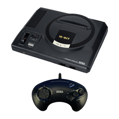 Набор Консоль Sega Mega Drive 1 16xx-xx Europe Б/У + Геймпад Проводной - Retromagaz