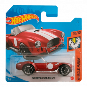 Машинка Базова Hot Wheels Shelby Cobra 427 S/C Muscle Mania 1:64 GTB48 Red