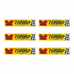 Набор Жевательная Резинка 6шт Turbo Soft Bubble Gum Sticks 13g - Retromagaz