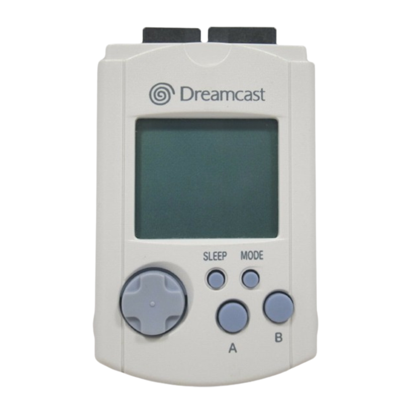 Карта Памяти Sega Dreamcast HKT-7000 Visual Memory VMU White Б/У - Retromagaz