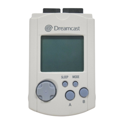 Карта Пам'яті Sega Dreamcast HKT-7000 Visual Memory VMU White Б/У - Retromagaz