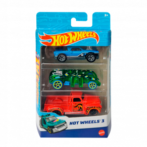 Машинка Базова Hot Wheels The Nash / Speed Spider / '52 Chevy Truck 3-Packs K5904-4 Red 3шт Новий - Retromagaz