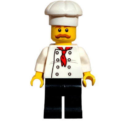 Фігурка Lego 973pb2335 Chef Hot Dog City People cty0878 Б/У - Retromagaz