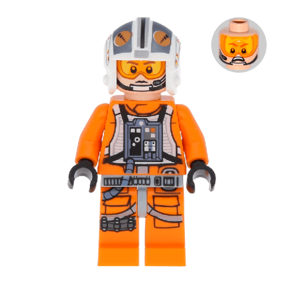 Фігурка Lego Star Wars Others Rebel Pilot 14 X-wing Theron Nett sw0544 1 Б/У Відмінний - Retromagaz