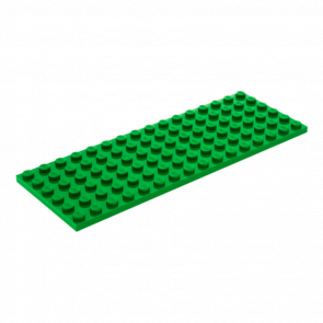 Пластина Lego Обычная 6 x 16 3027 6032912 Green 2шт Б/У