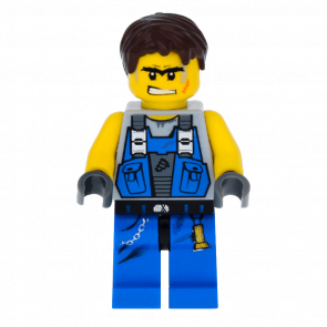 Фигурка Lego Space Power Miners Orange Scar Hair pm017 1шт Б/У Хороший