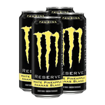 Напій Енергетичний 4шт Monster Energy Reserve White Pineapple 500ml - Retromagaz
